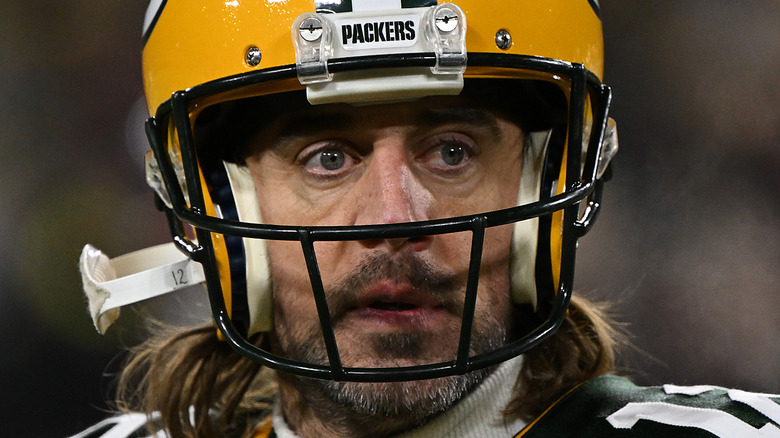 Aaron Rodgers close-up