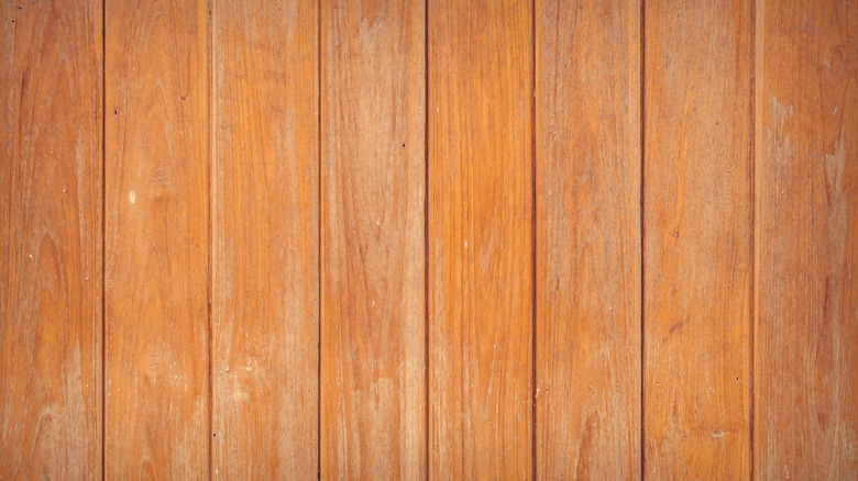 wood paneled wall