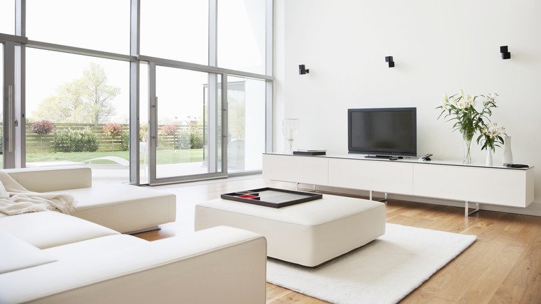 Living room with TV