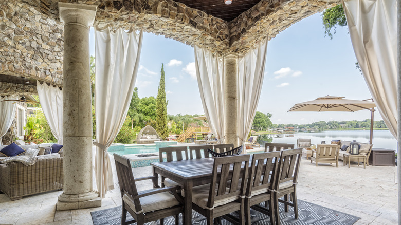 home with loggia
