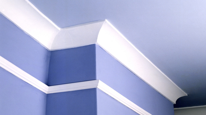 Light blue ceiling