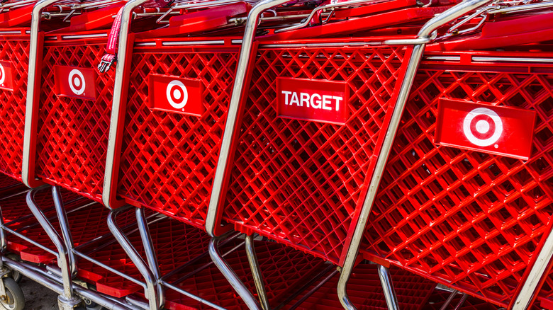 target shopping carts