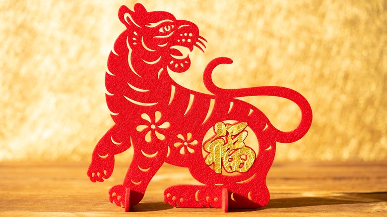 Lunar new year tiger