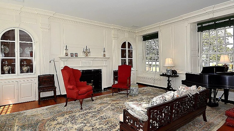 white living room