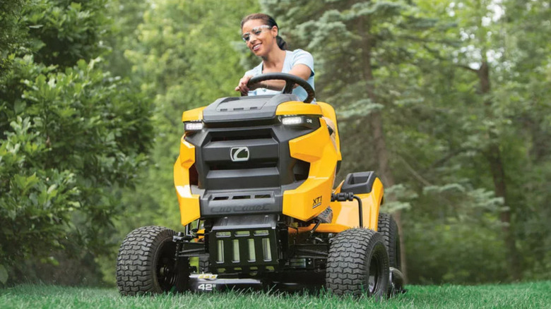 The Cub Cadet Enduro Series riding lawn mower