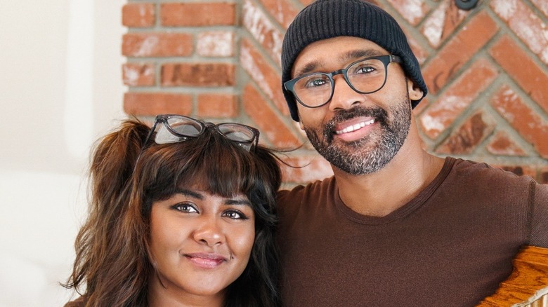 Raisa Kuddus and Austin Coleman smiling