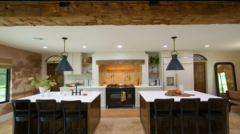 double islands in kitchen