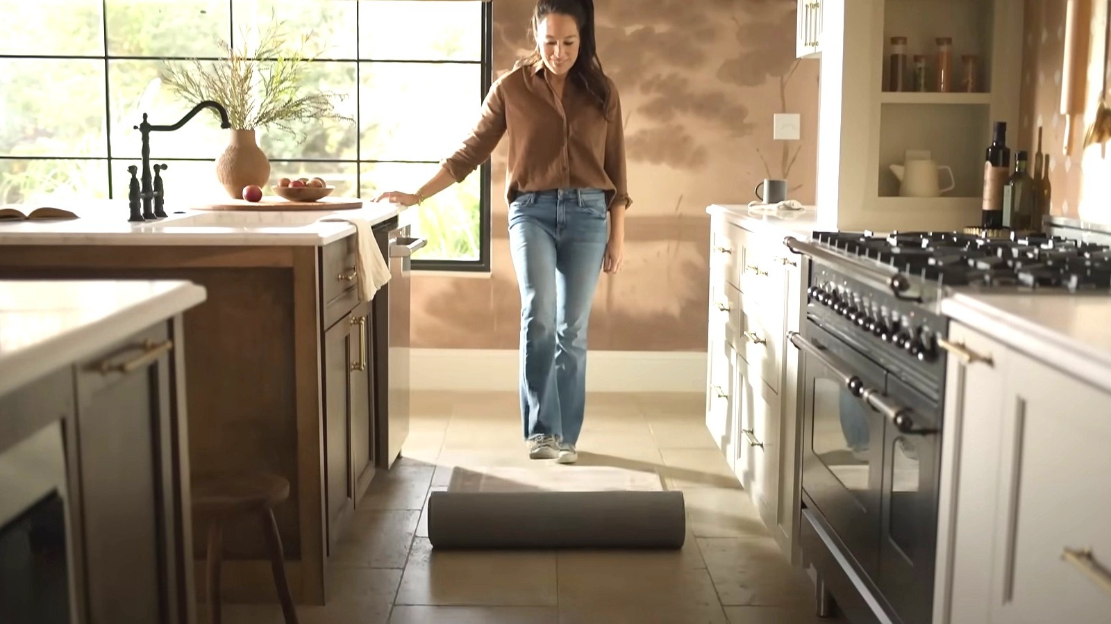 Joanna Gaines' Simple Solution For Softening Up Harsh Tile Flooring