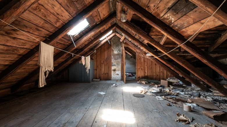 Unused space in attic 