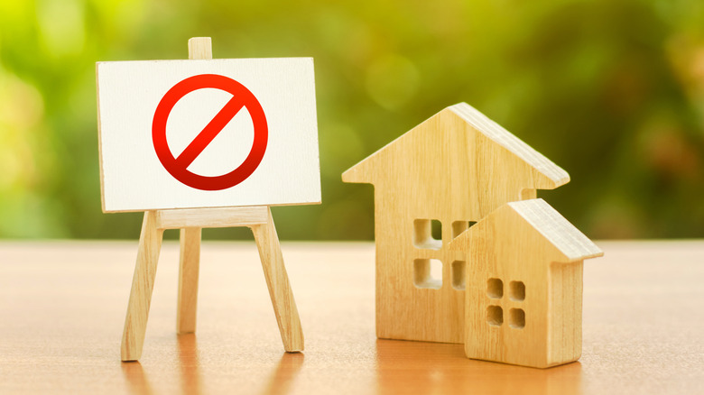 small wooden houses diorama