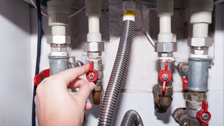 Water heater valves