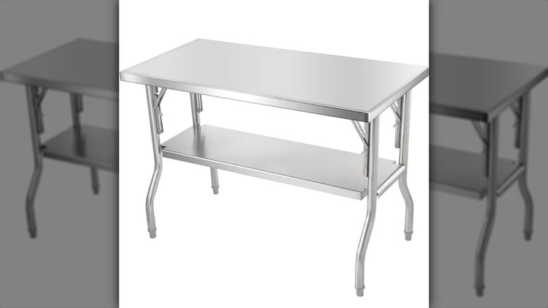 GIVIMO stainless steel folding table