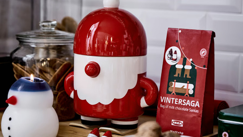 IKEA santa cookie jar