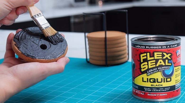 Flex Seal liquid rubber sealant coating