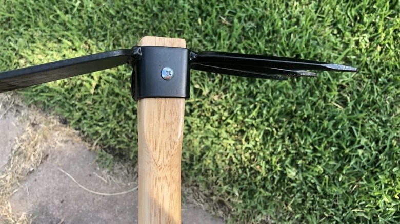 Edward Tools Hoe and Cultivator Hand Tiller
