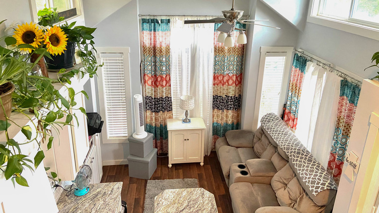 Interior of a tiny home