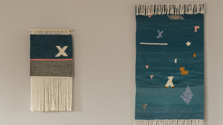 Woven hanging art