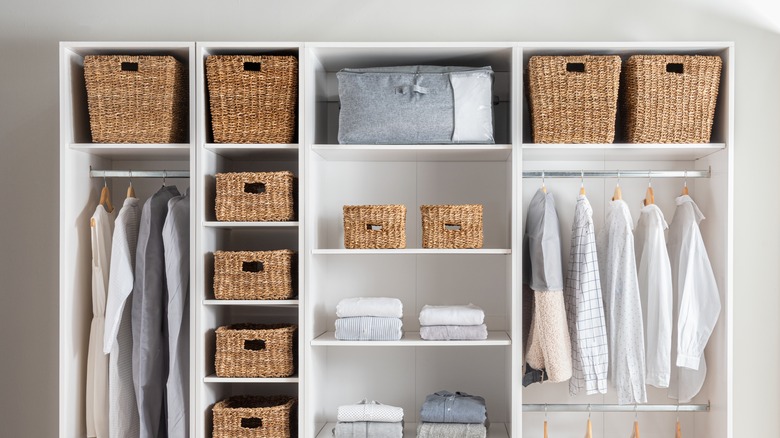 Open concept closet