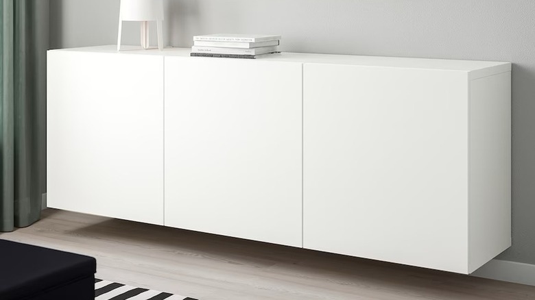 IKEA BESTA wall-mounted cabinet in white