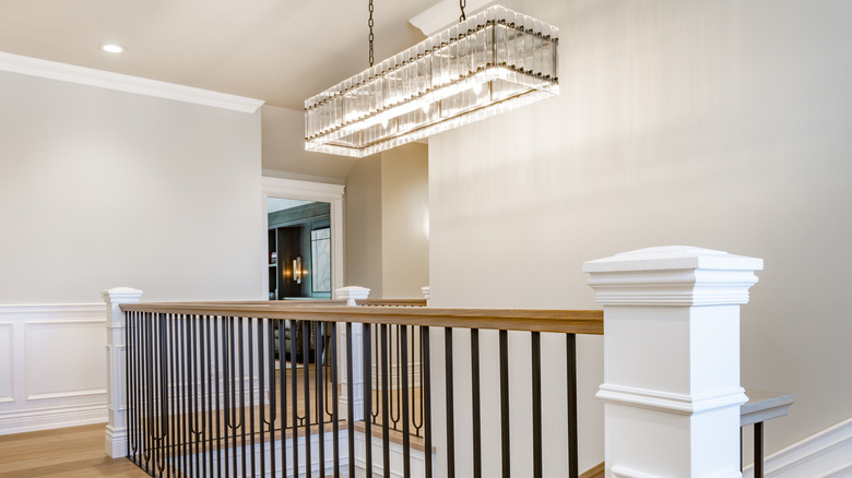 Lit up staircase