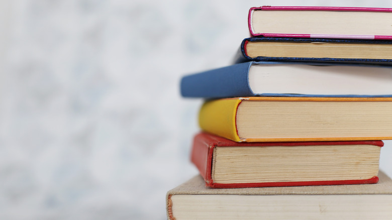 pile of books