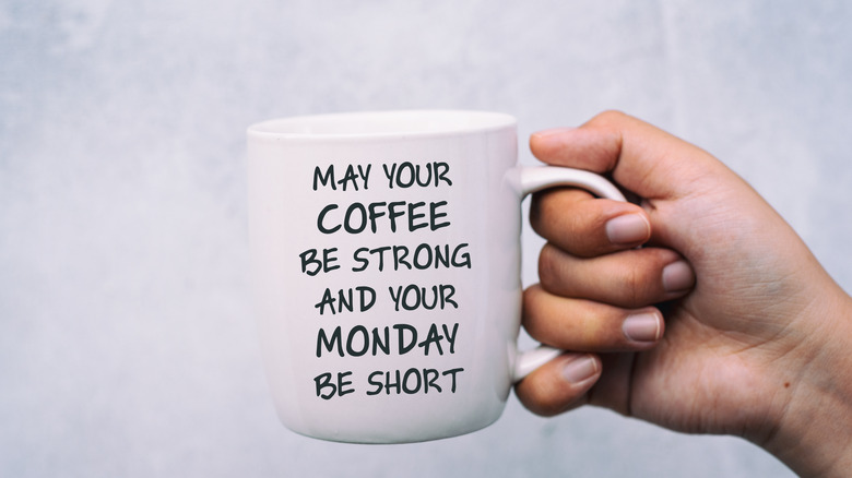 Printed coffee mug