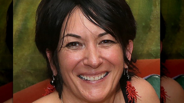 Closeup smiling Ghislaine Maxwell