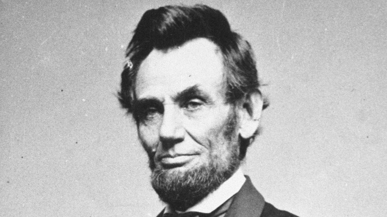 close up of President Lincoln