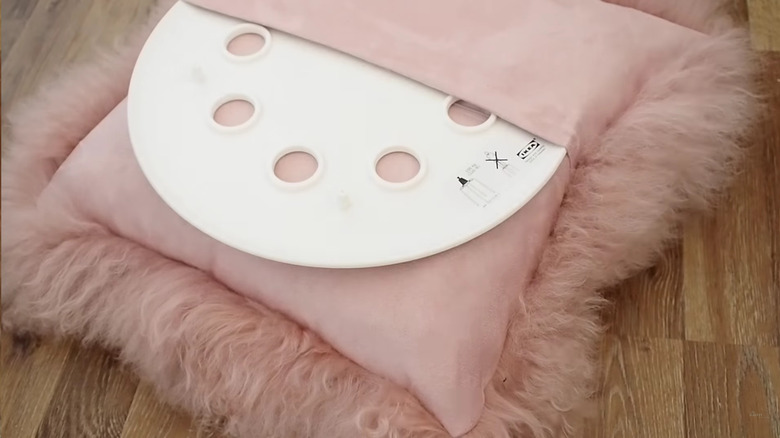 IKEA MARIUS stool cushion hack 