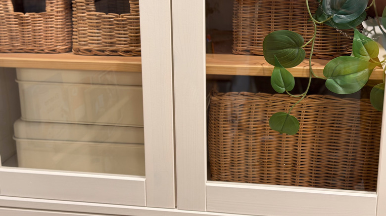 Cabinet doors with glass