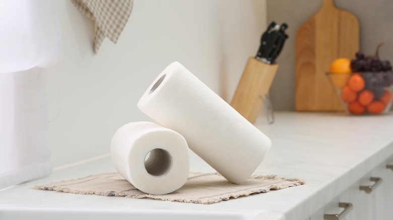 Give Unsightly Paper Towels A Home In