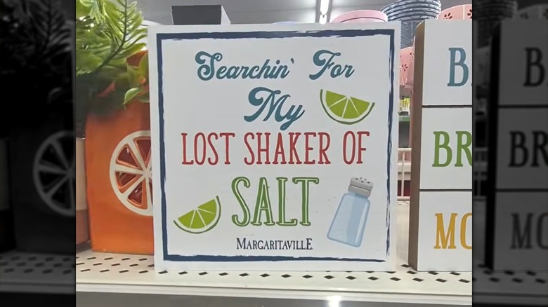 the Lost Shaker Word Block Decor from Dollar General