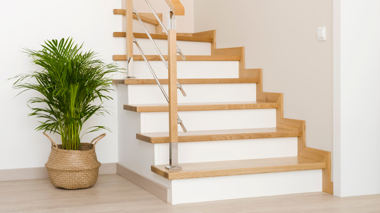 plain, blank stairs