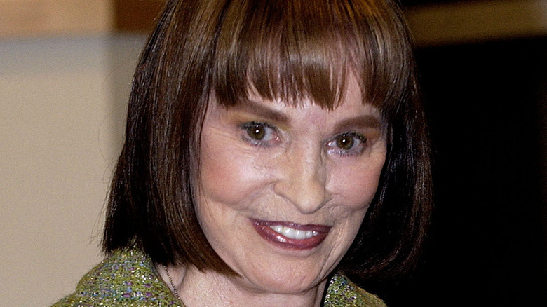 Gloria Vanderbilt close-up