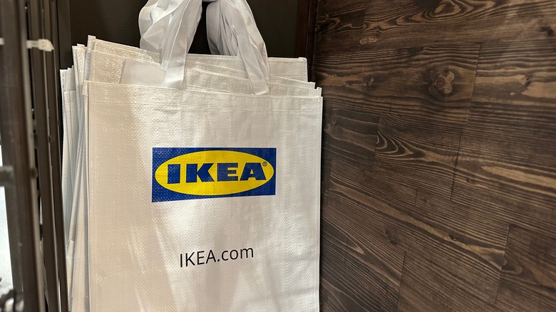 Reusable bags with IKEA logo