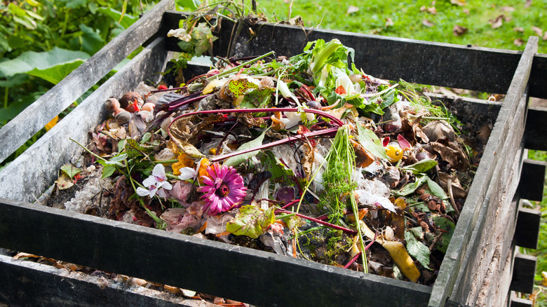 Cold composting bin
