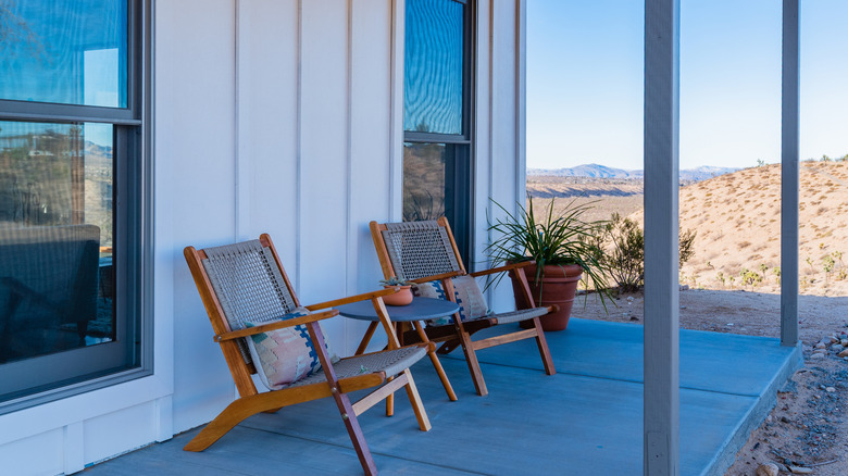 front porch with seating