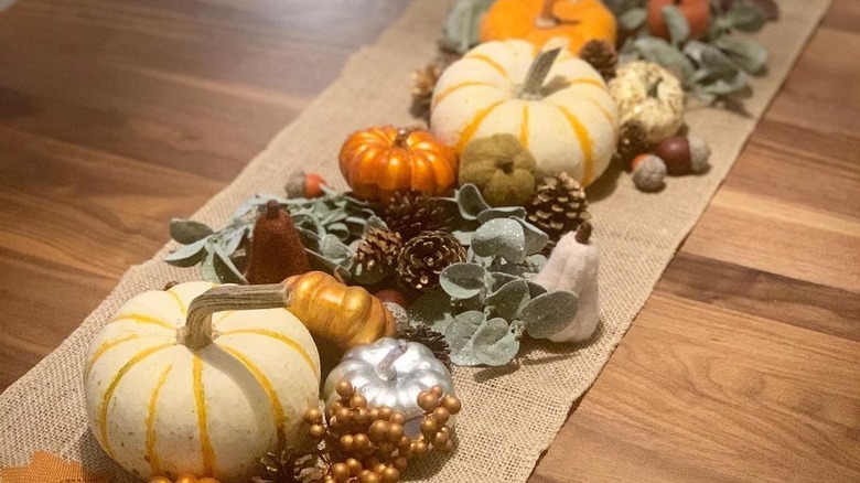 pumpkin table runner
