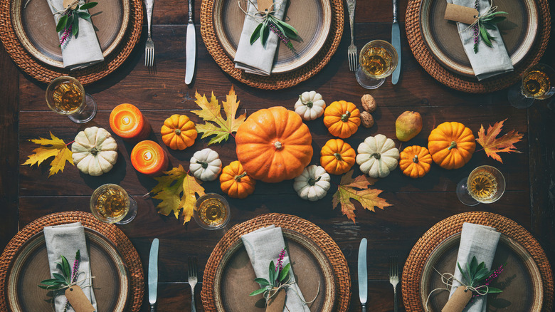Pumpkin table runner