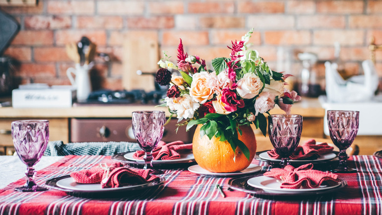 fall table decor
