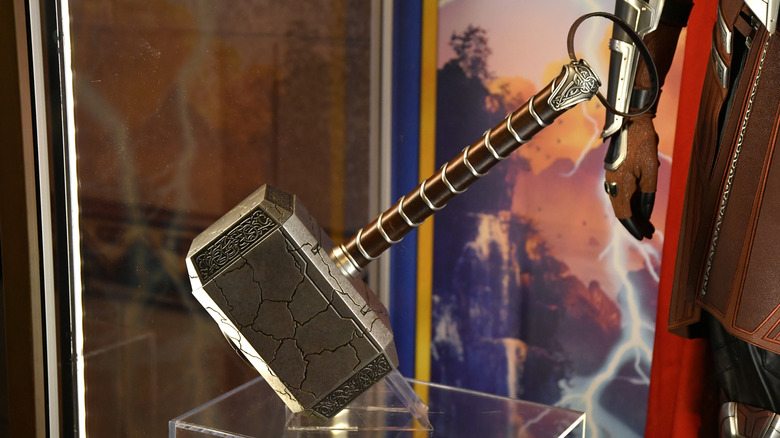 display of Mjolnir, Thor's hammer