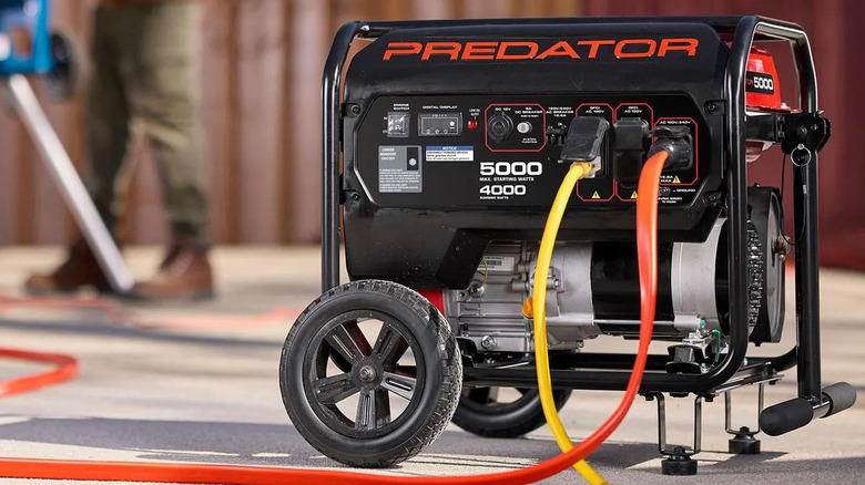 The Predator 5,000 Watt gas-powered generator from Harbor Freight