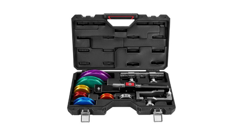 Doyle's Premium Ratcheting Tube Bender Kit on a white background