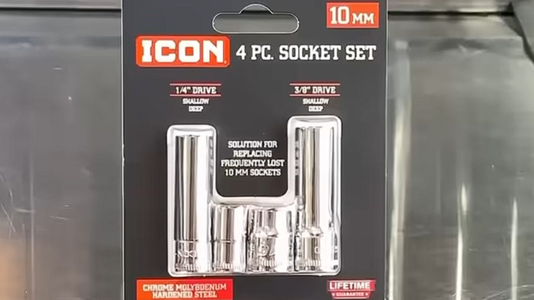 The ICON 4 piece socket set from Harbor Freight.