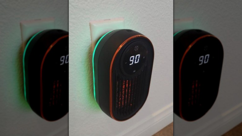 The HANDY HEATER personal plug-in heater as shown by customer review on Home Depot web site.
