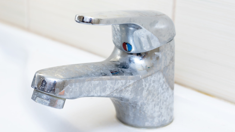 Calcified faucet