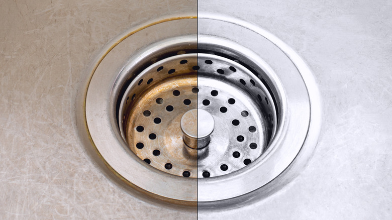 before and after drain cleaning
