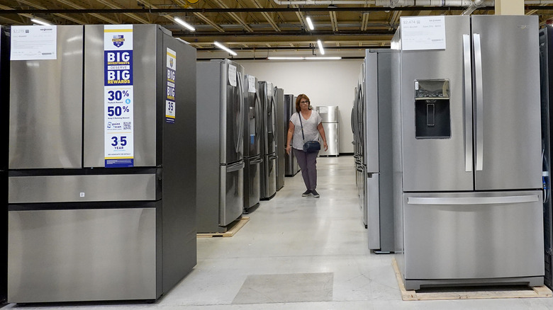 refrigerators for sale in store