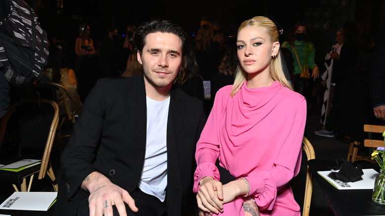 couple Brooklyn Beckham and Nicola Peltz pictured