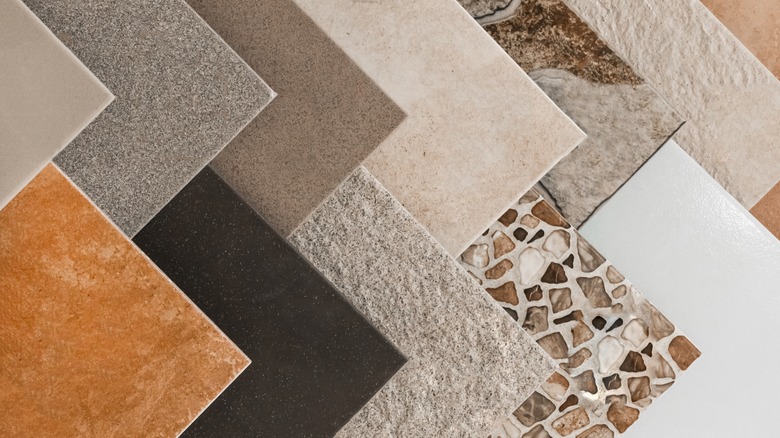 Different types of flooring 